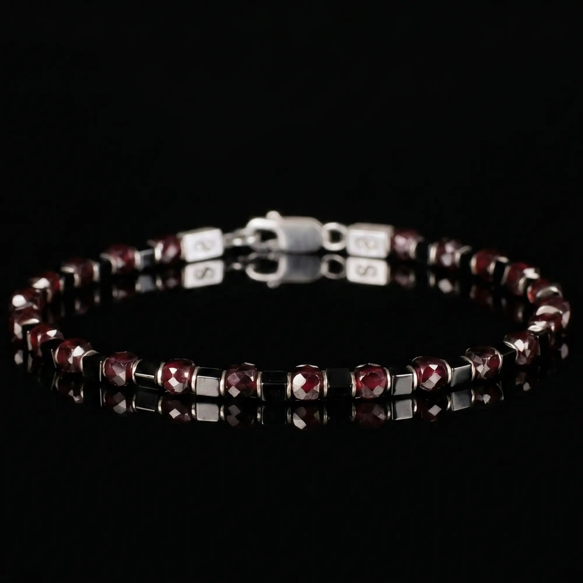 Red Garnet Bracelet XI (4mm)