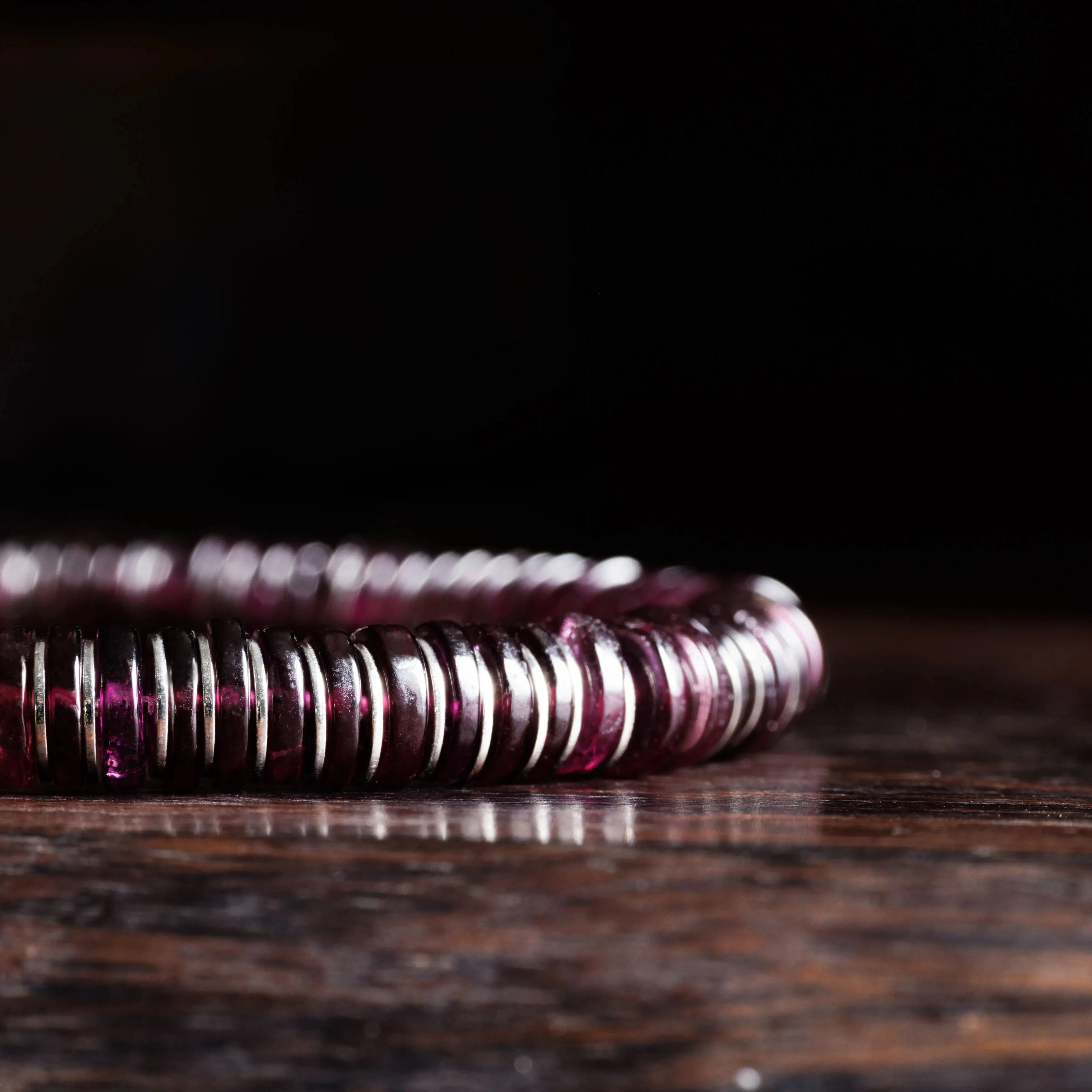 Rhodolite Garnet Bracelet I (4-7.5mm)