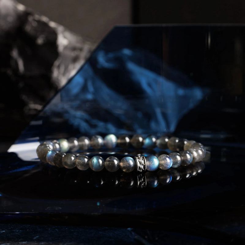 Labradorite Bracelet VII (6mm) - Primary Specimen
