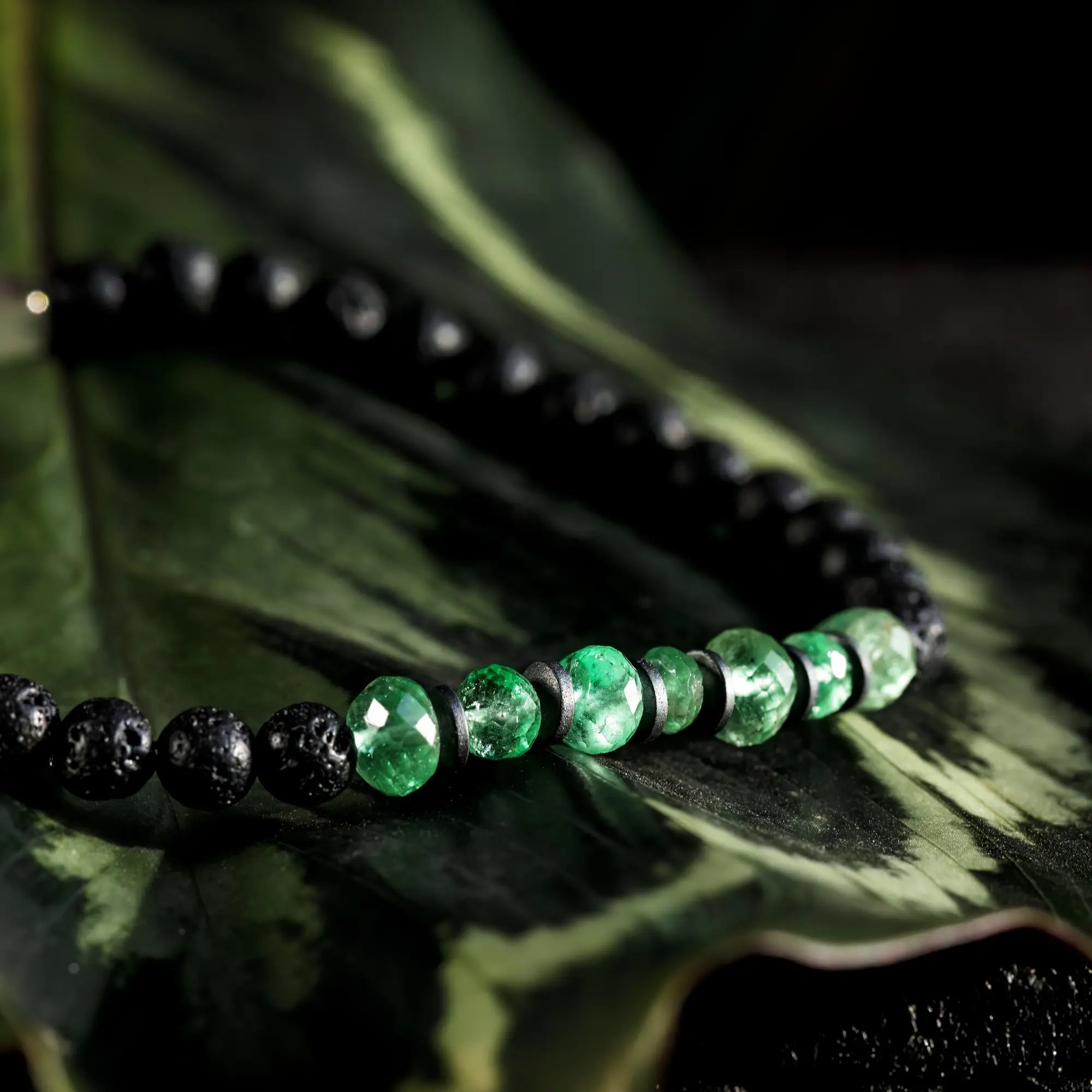 Colombian Emerald Bracelet V (3-5mm)