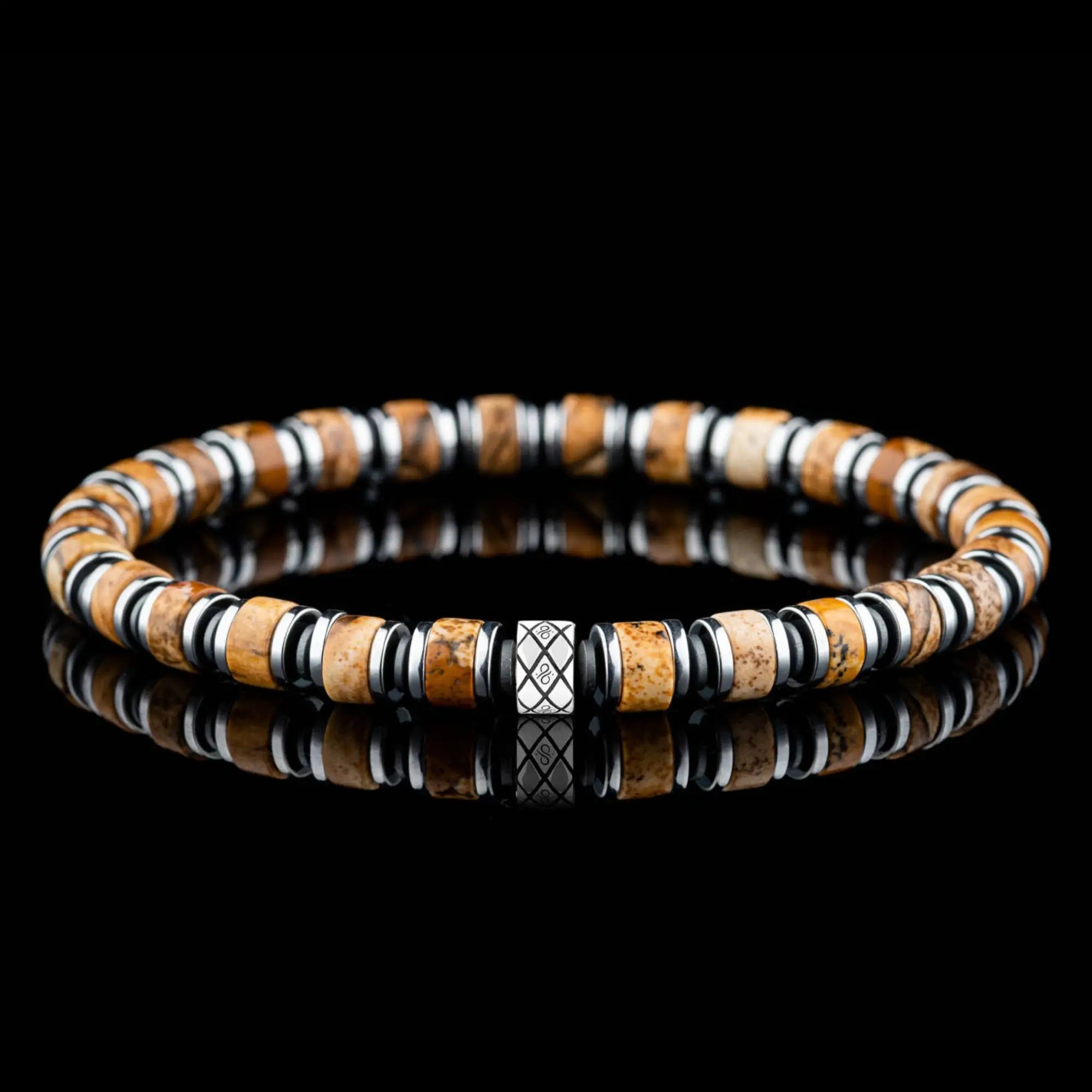Mixed Tiger Iron Chip Beaded Bracelet – Rocks and Gems Canada