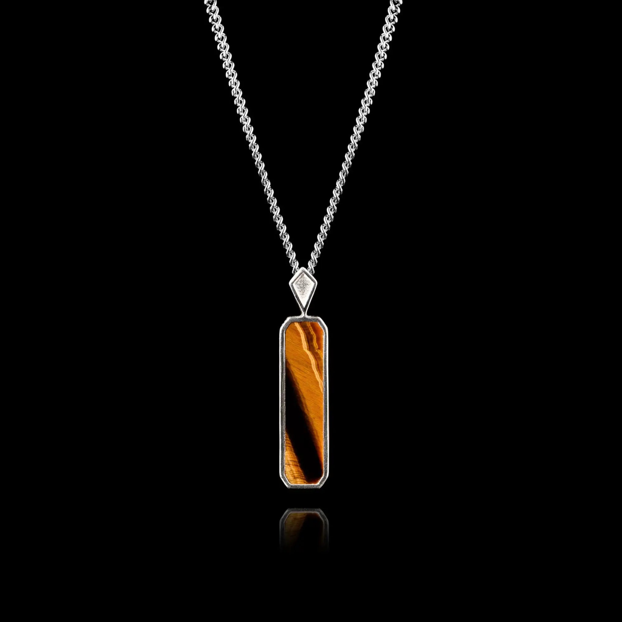 Tiger Eye Bar Pendant I