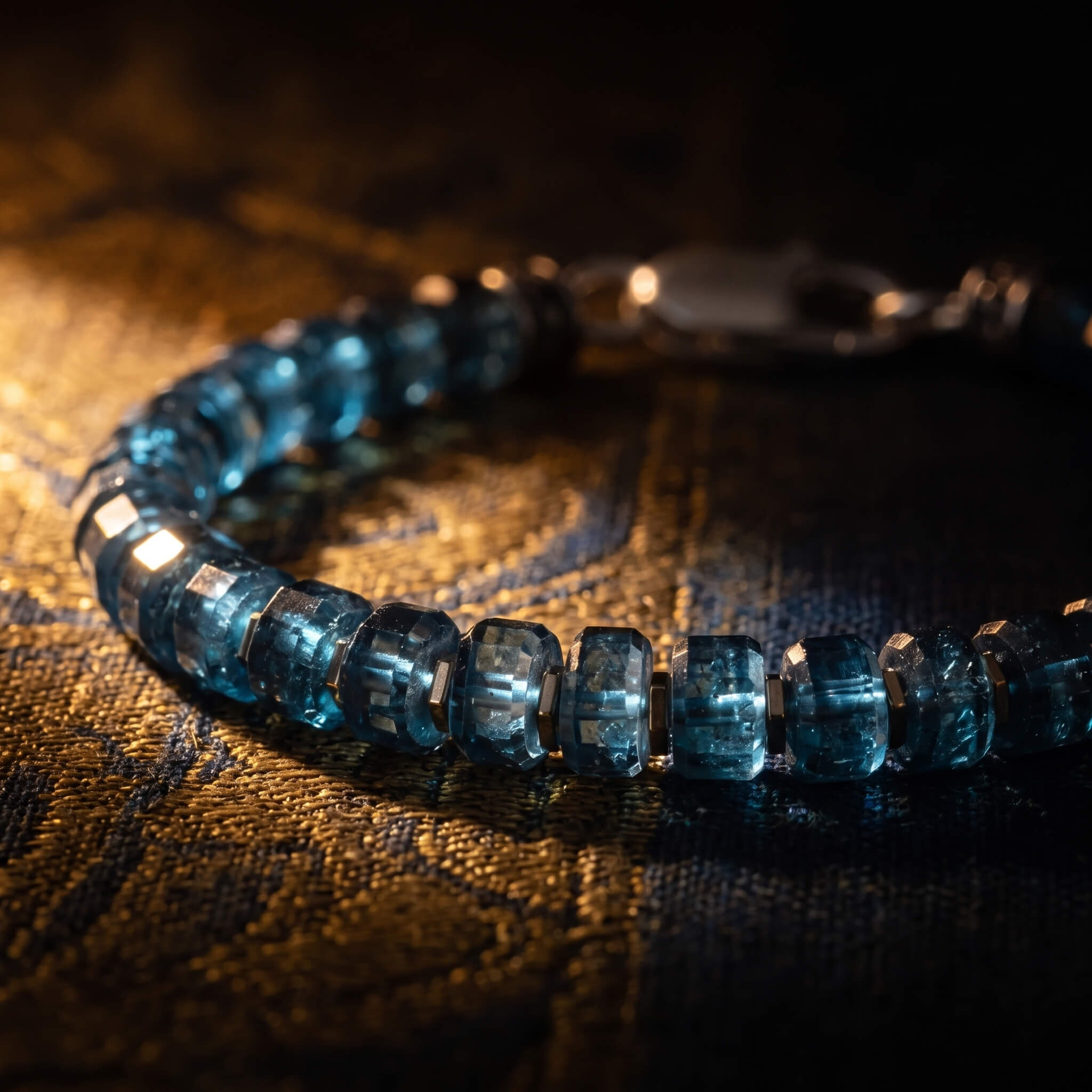 London Blue Topaz Bracelet IV (7mm) | Aurum Brothers