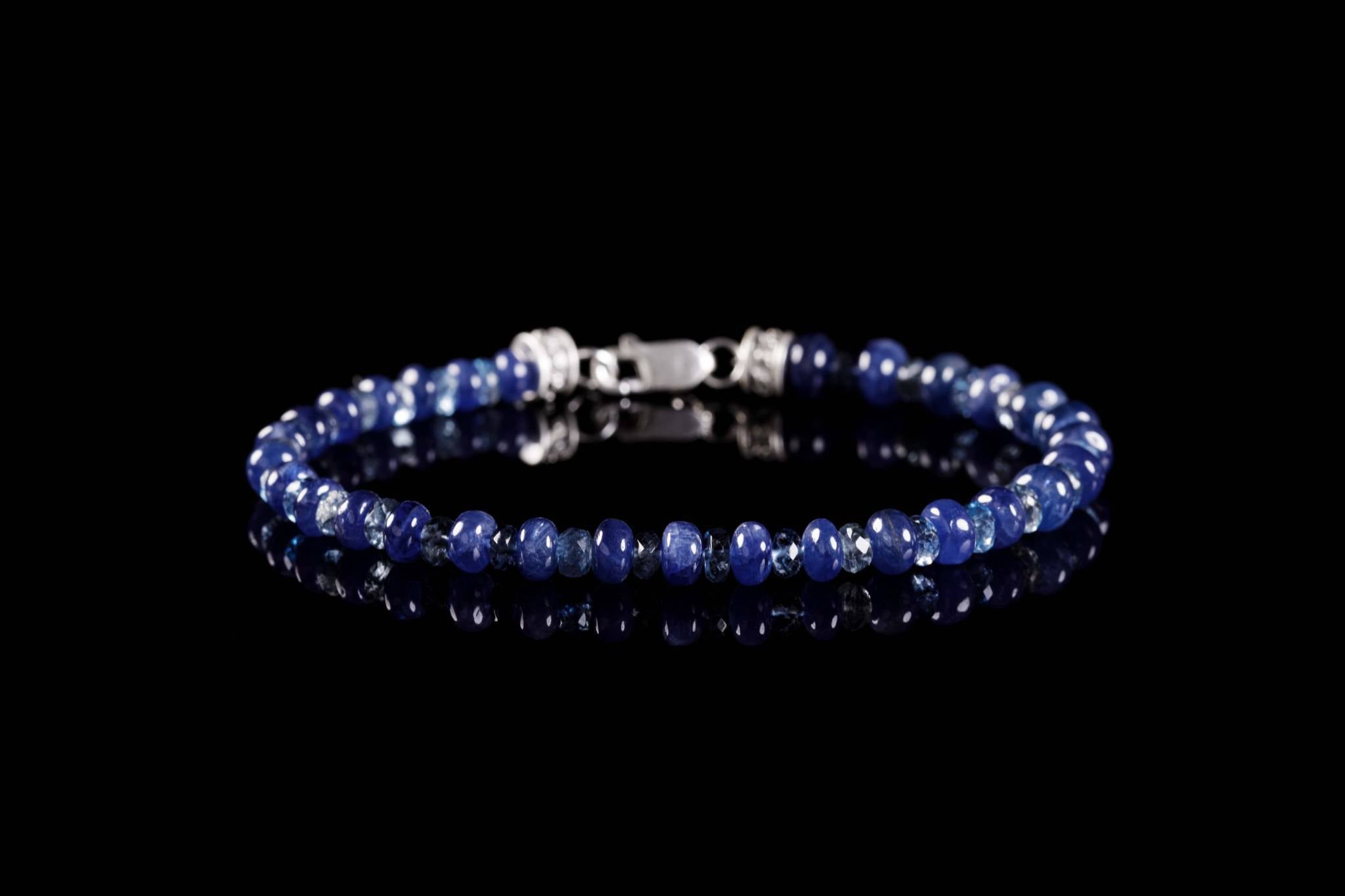 Sapphire - Santa Maria Aquamarine Bracelet IV (5-7mm) (8573778952527)