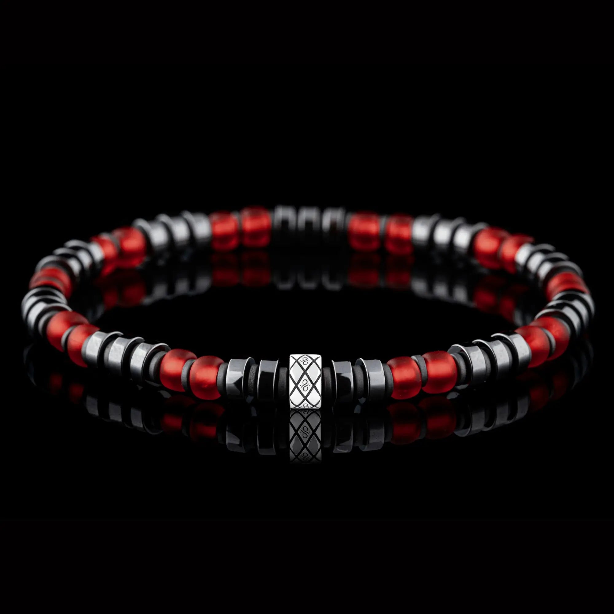 Dark Hematite Red Bracelet I (6mm)