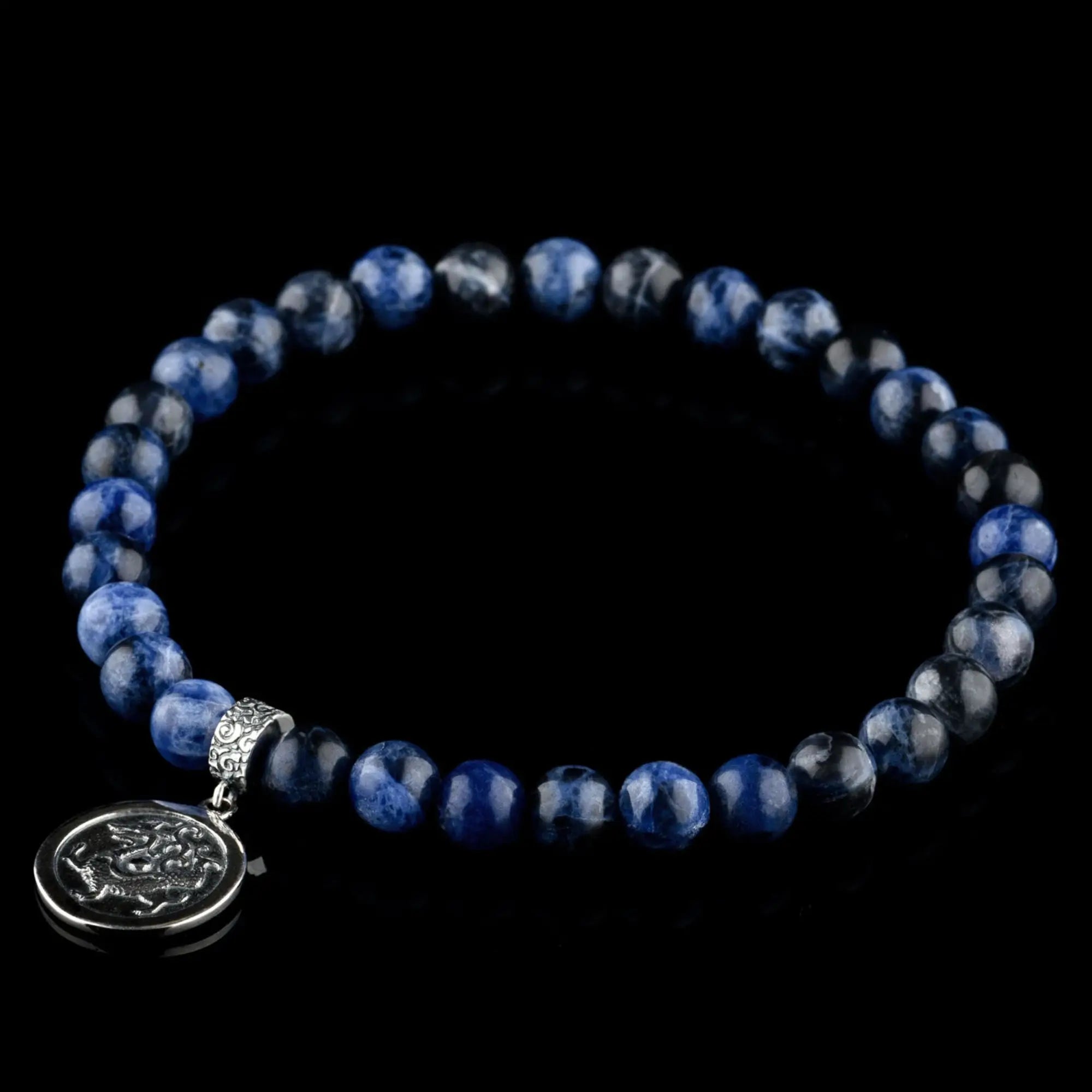 Sodalite - Blue Dragon Bracelet (6mm)