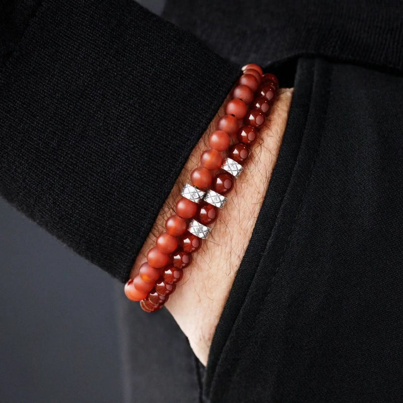 Carnelian Bracelet VII (6mm) - Primary Specimen