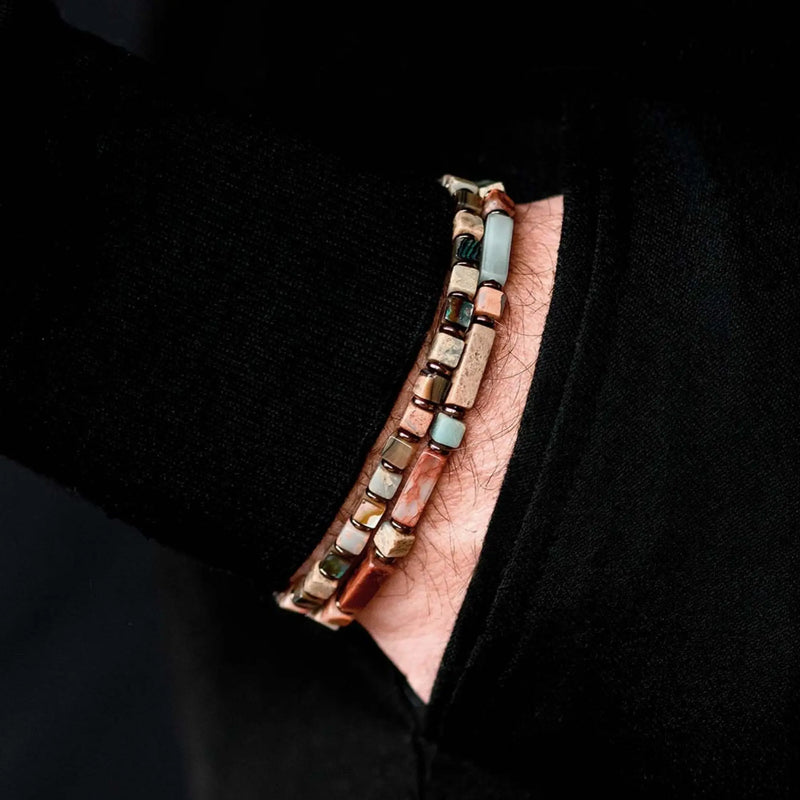 Imperial Jasper Bracelet V (4mm) - Primary Specimen