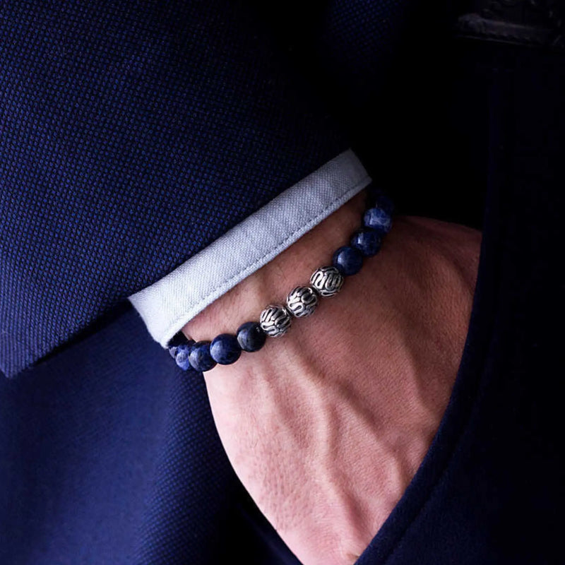 Sodalite Bracelet V (8mm) - Primary Specimen