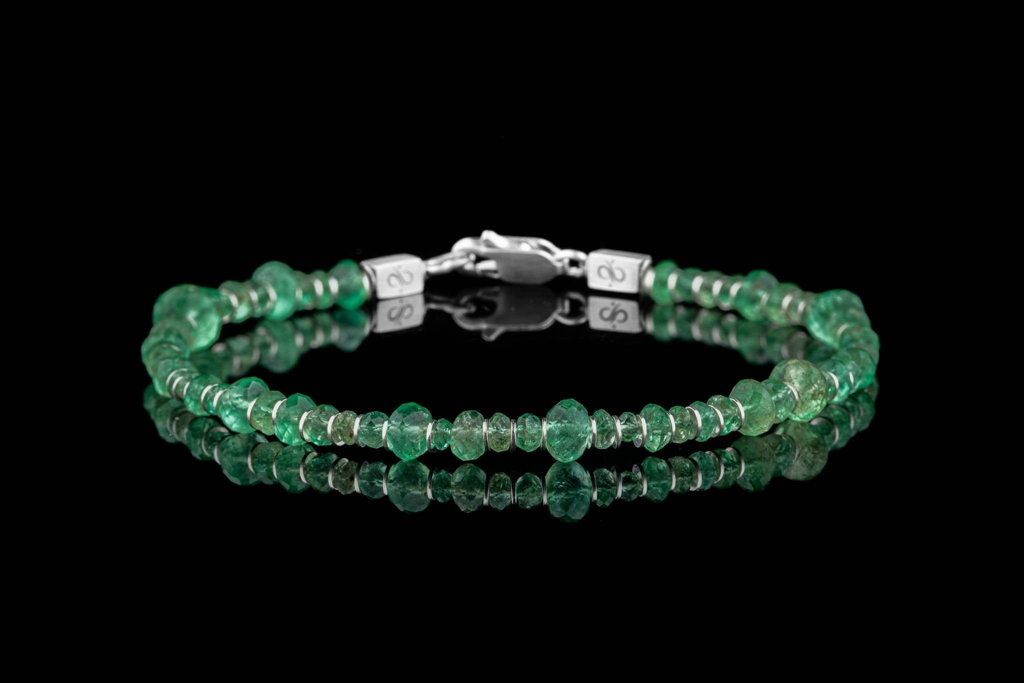 Colombian Emerald Bracelet IV (3-6mm)