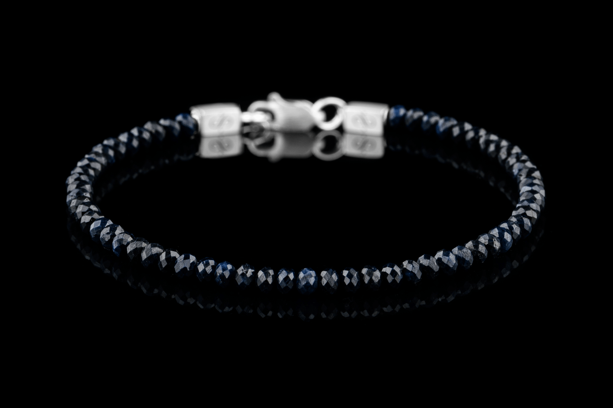 Dark Blue Sapphire Bracelet XI (5mm) (8817992008015)